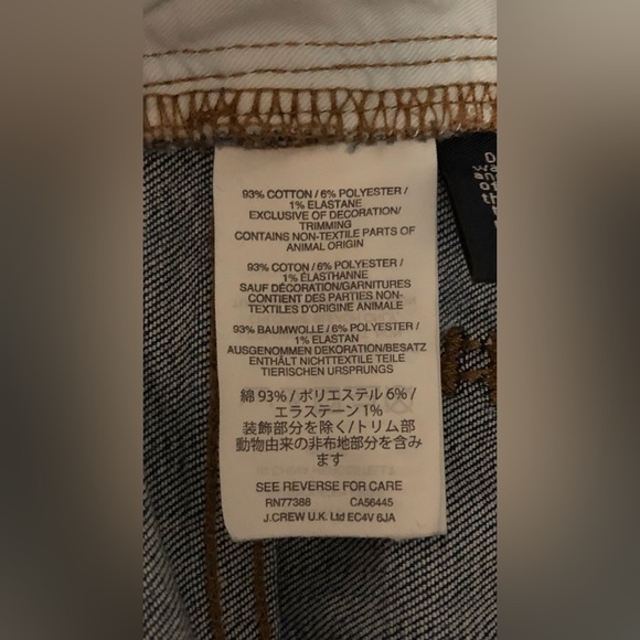 A Madewell Indigo Cali Demi Boot Denim Jeans - Picture 10 of 10